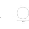 Светильник светодиодный потолочный JAZZWAY PPB SCANDIC-R 36W 4000K WH/W IP20 5036956